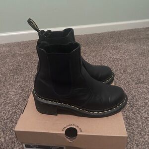 Dr. Martens Cadence Chelsea Ankle Boots with Classic Yellow Stitching